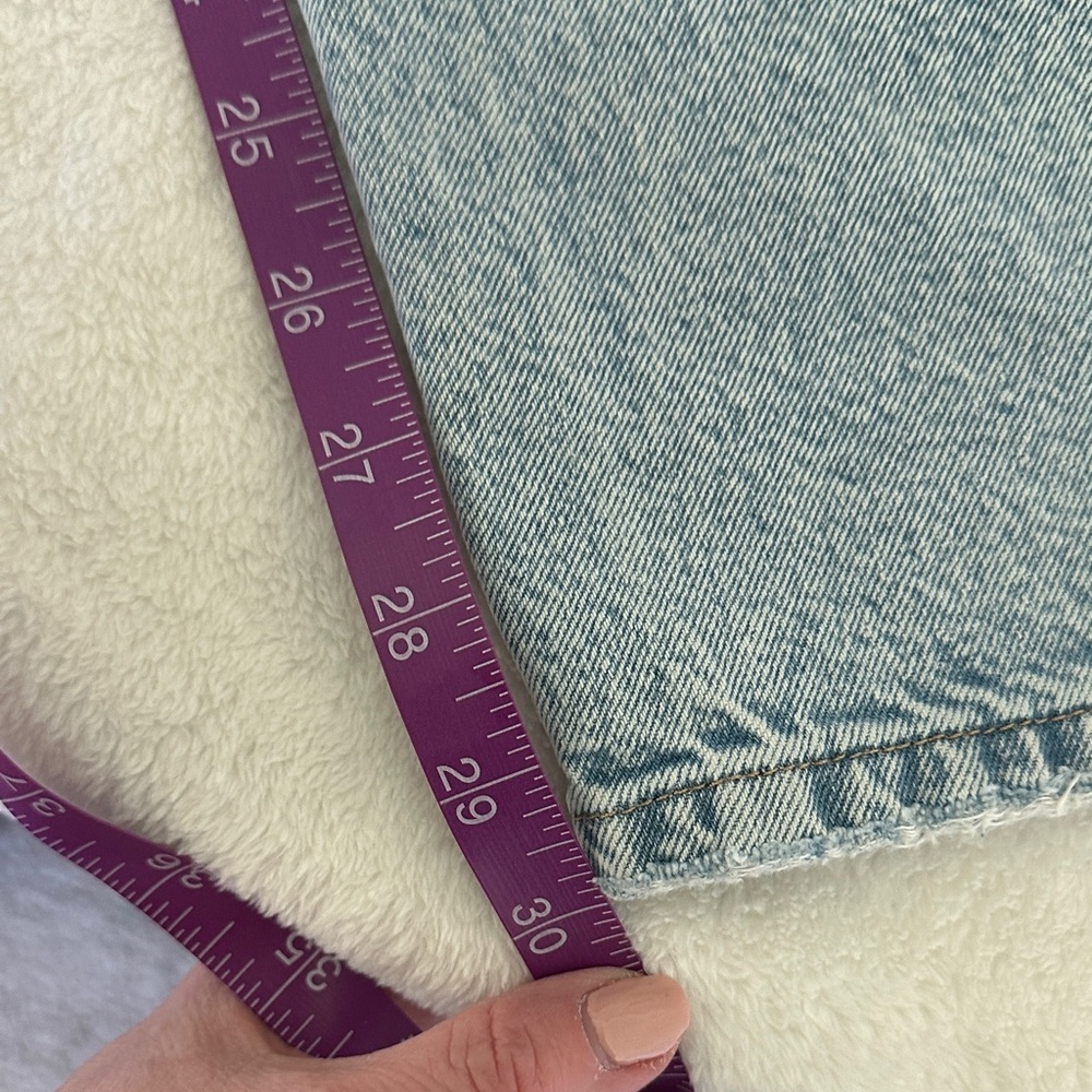 Cotton On Baggy Light Blue Distressed Jeans - Picture 8 of 9